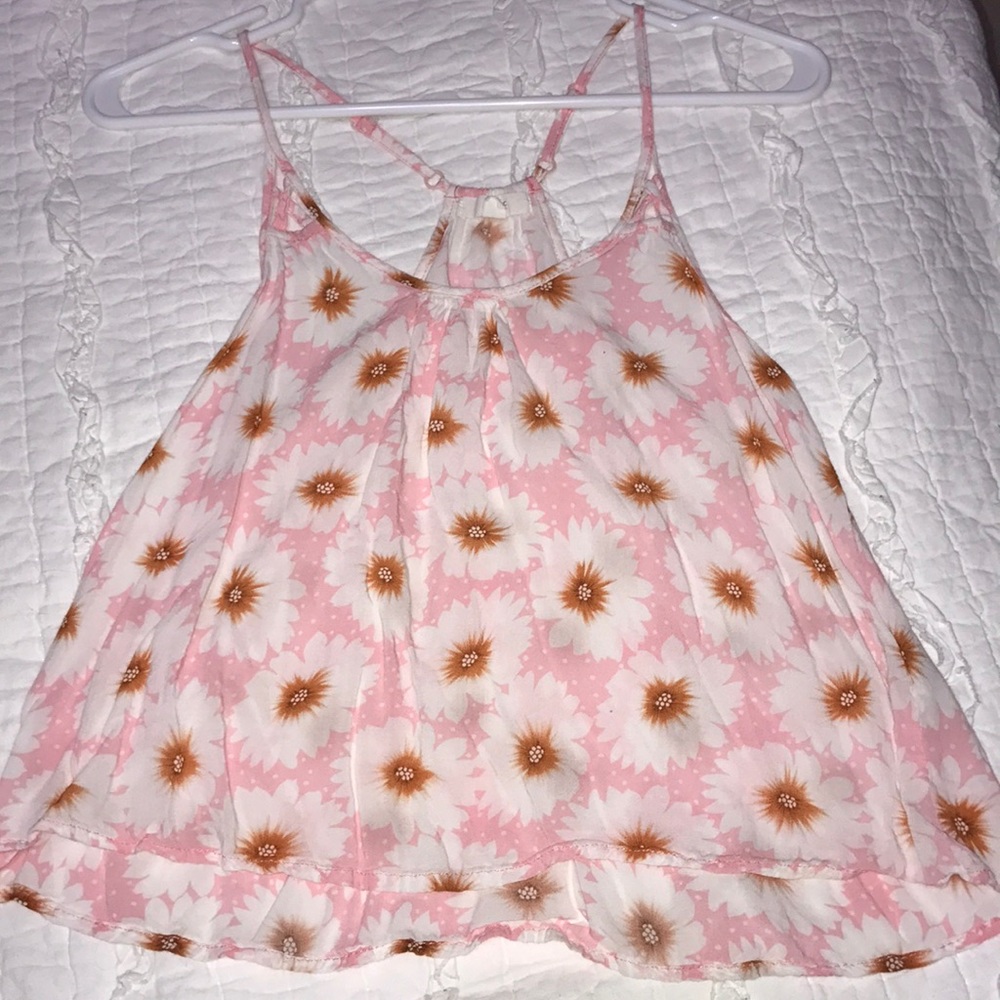 Flowy floral shirt